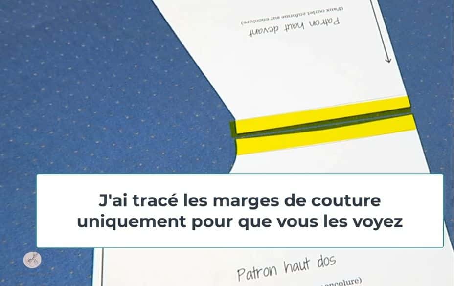 Marge de couture enforme épaule